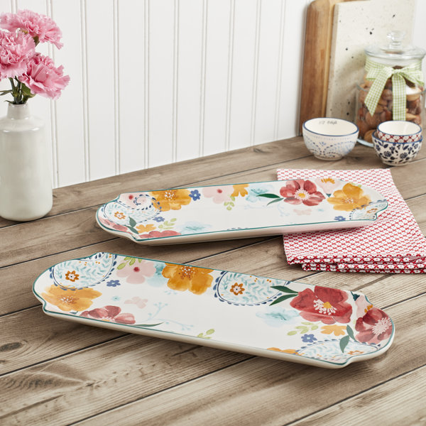 Dolly Parton Kitchen Paisley Floral Serving Trays Wayfair